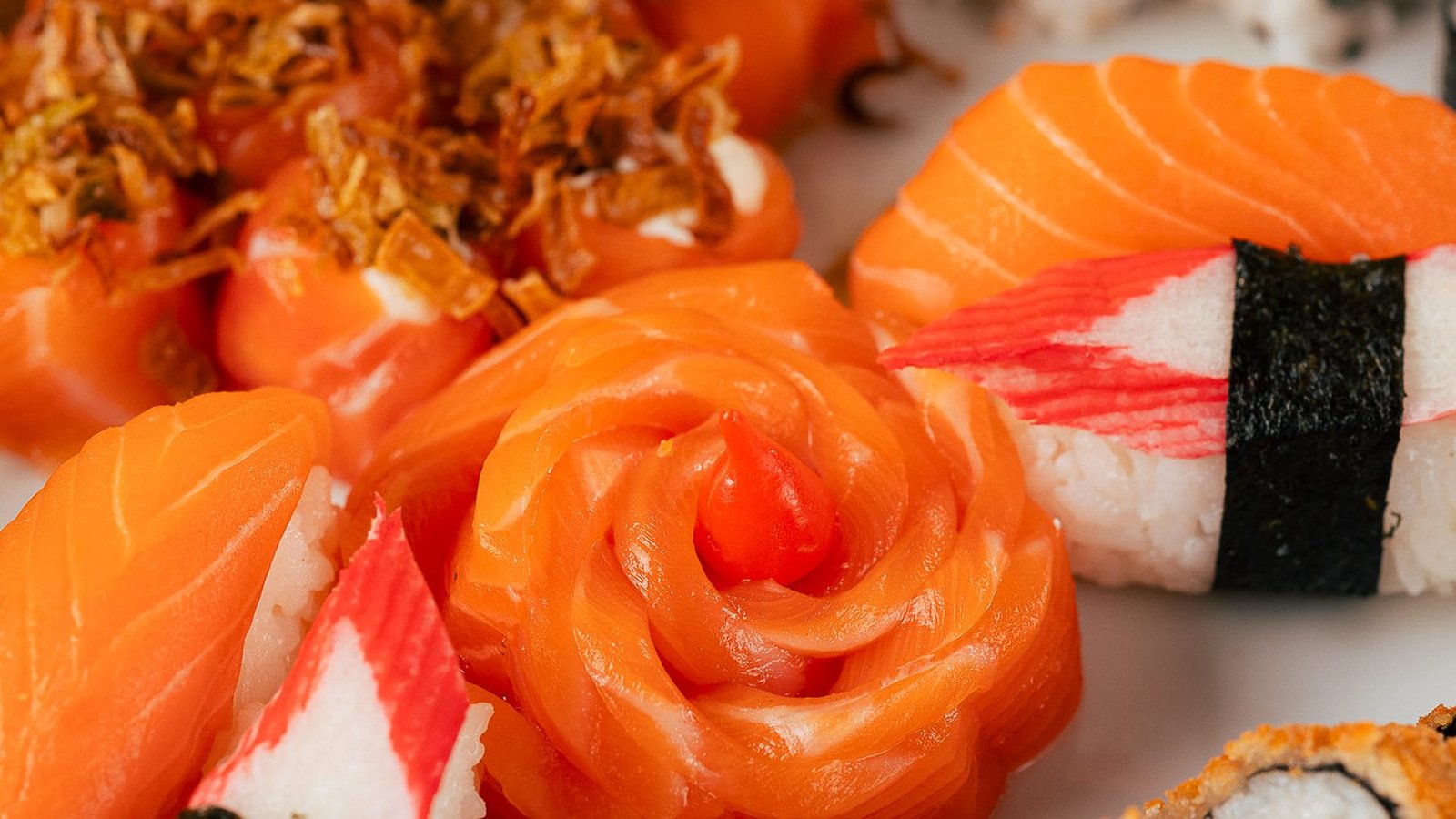 Sushi do Minna San Sushi, restaurante oriental em Nilópolis